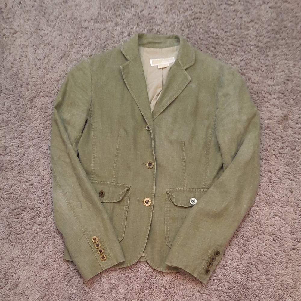 Michael Kors Linen Blend Blazer
